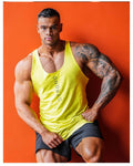 Muscle Strong Training Tank Top Yellow