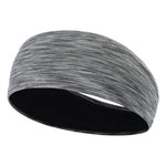 Lightweight Sports Anti-Slip Fitness Headband Mesh Gray-Black
