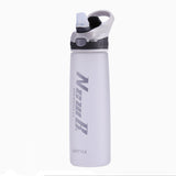 750ml Tritan Material Straw Gym Water Bottle White