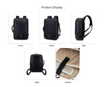 Backpack - Business Backpack USB Port 17 Inch Laptop Anti-theft Bag