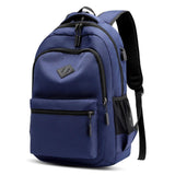 Backpack - Classic Style USB Charging Laptop Backpack