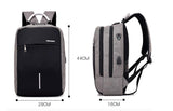 Backpack - USB Port Anti-Theft Backpack