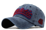 Caps - Washed Denim Baseball Snapback Cap