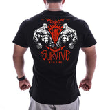 Gym Stronger Black Tee (Several Designs)