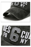 Washed Style Embroidered NY FD Baseball Cap
