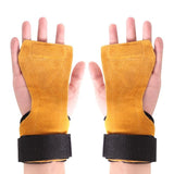 Gym Cowhide Power Lifting Hand Grips