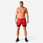 Shorts For Him - Quick Dry 2 In 1 Fitness Shorts