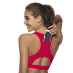 Sport Bras - Sports Bra With Back Phone Pocket