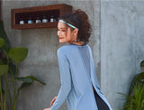 T-Shirt For Her - Long Sleeve Yoga Workout Top