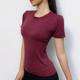 T-Shirt For Her - Yoga Training Gym Fit Top