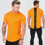 T-Shirts For Him - Fitness Patchwork Slim T-shirt