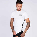 T-Shirts For Him - Fitness Patchwork Slim T-shirt