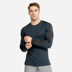T-Shirts For Him - Men's Fitness Camouflage Patchwork Top